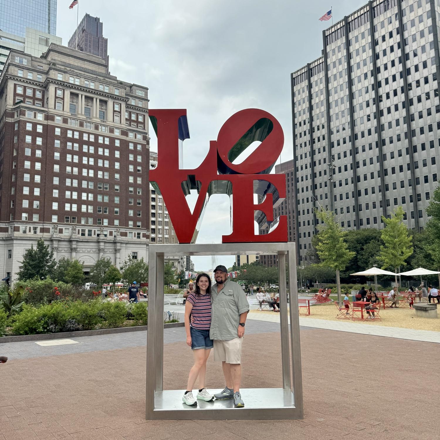 “In” LOVE, in Philly.