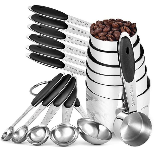 Measuring Spoons: U-Taste 18/8 Stainless Steel Measuring Spoons