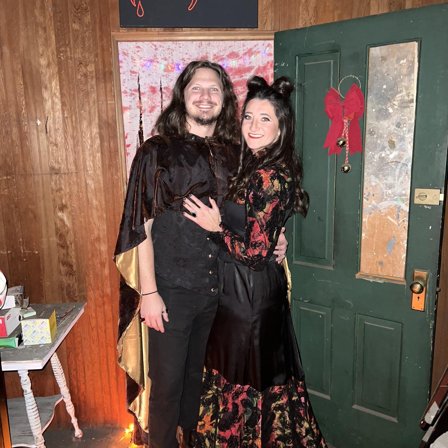 First Halloween Costume Together… Nadja and Laszlo (What We Do In The Shadows Vampires)