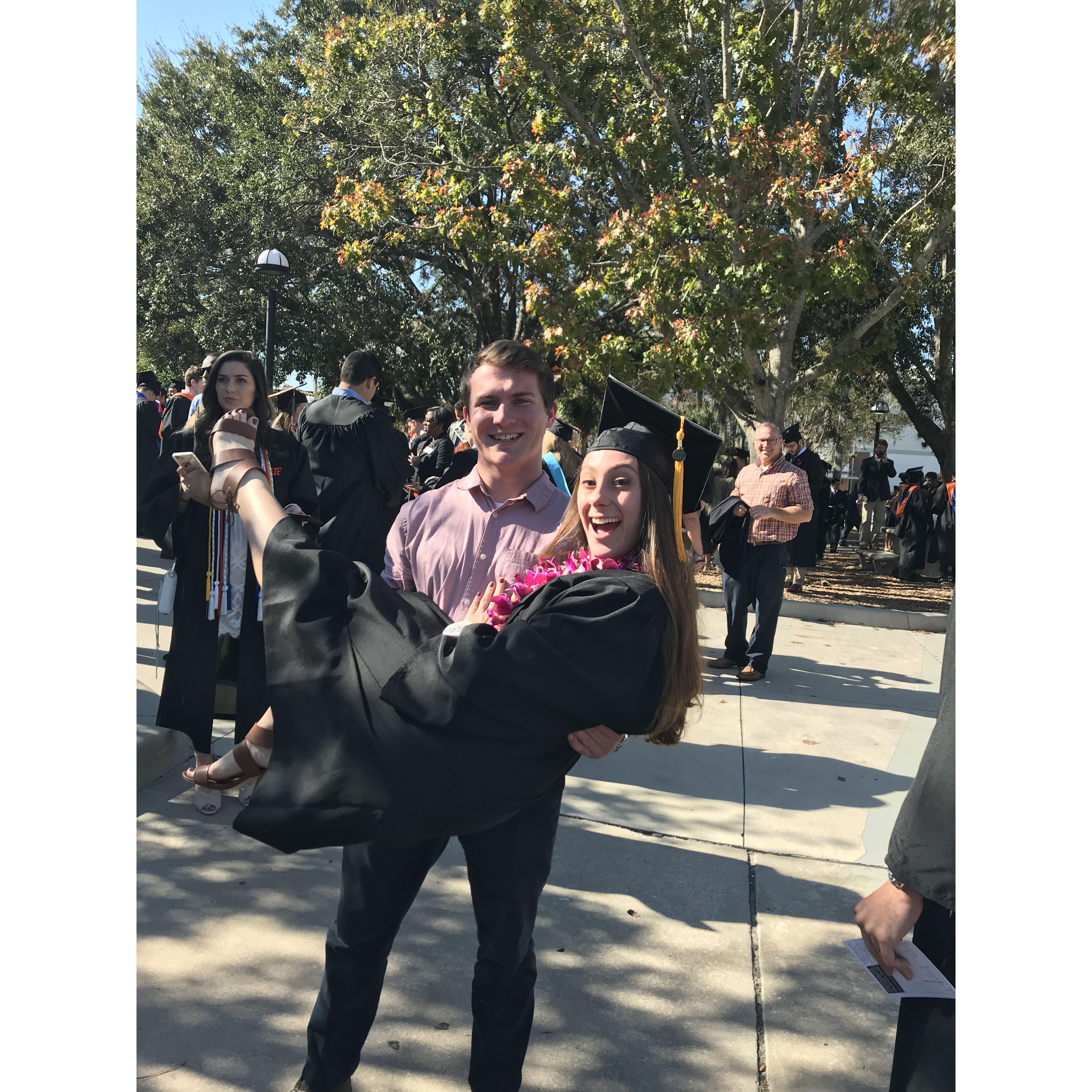 Paige's UF graduation