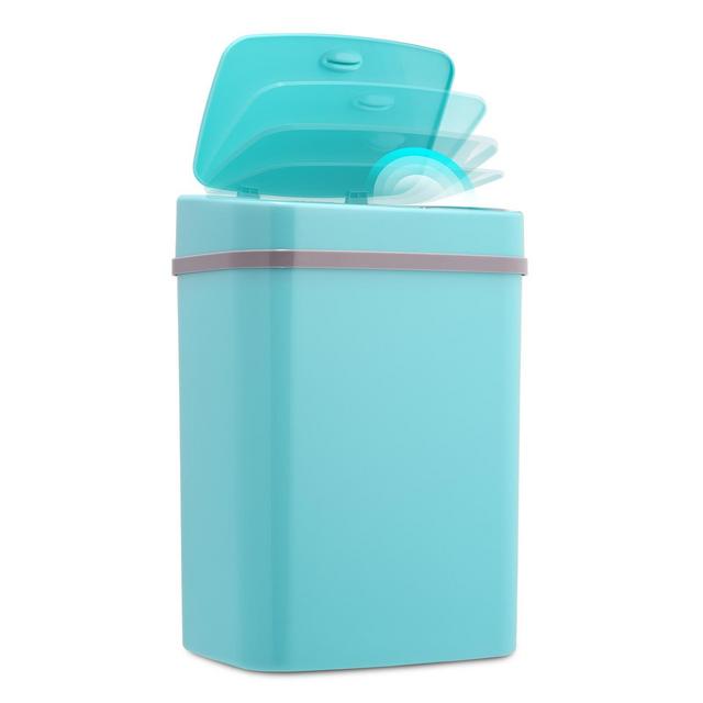 Nine Stars 3.2 Gallon Plastic Sensor Trash Can