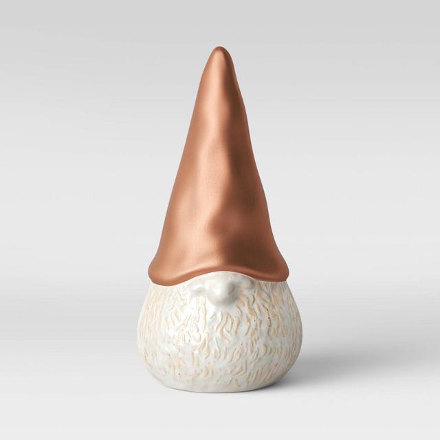 9" Ceramic Garden Gnome Bronze - Smith & Hawken™