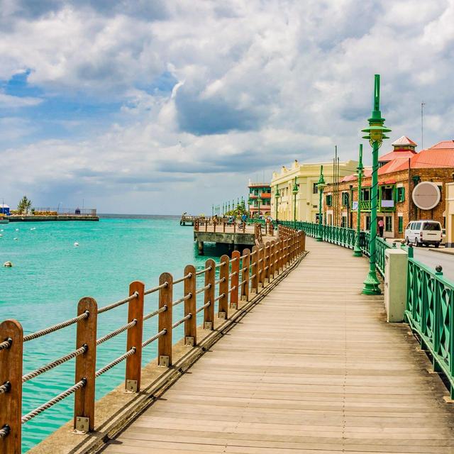 Lunch at Barbados Boardwalk