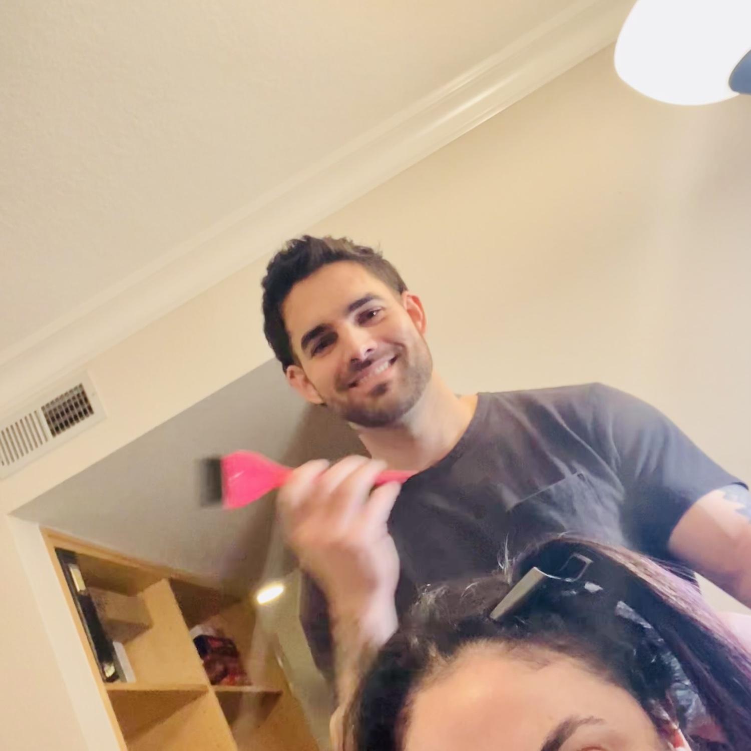 JT dying Bianca’s hair!