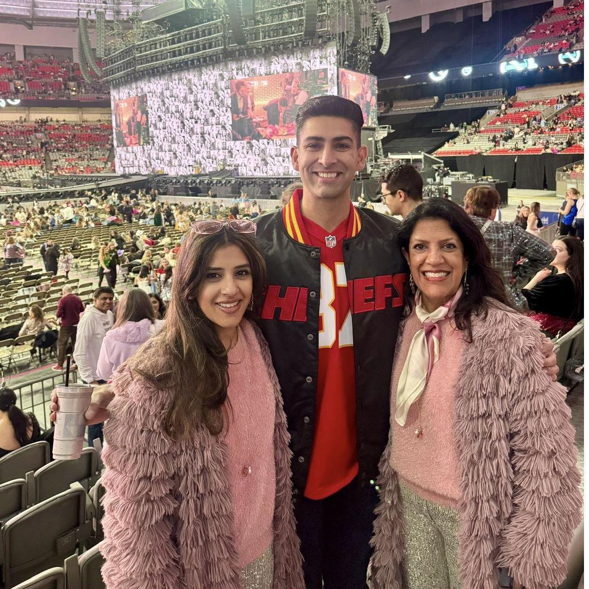 At the Taylor Swift concert in Vancouver!