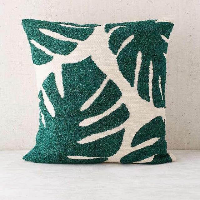 Assembly Home Crewel Palms Pillow