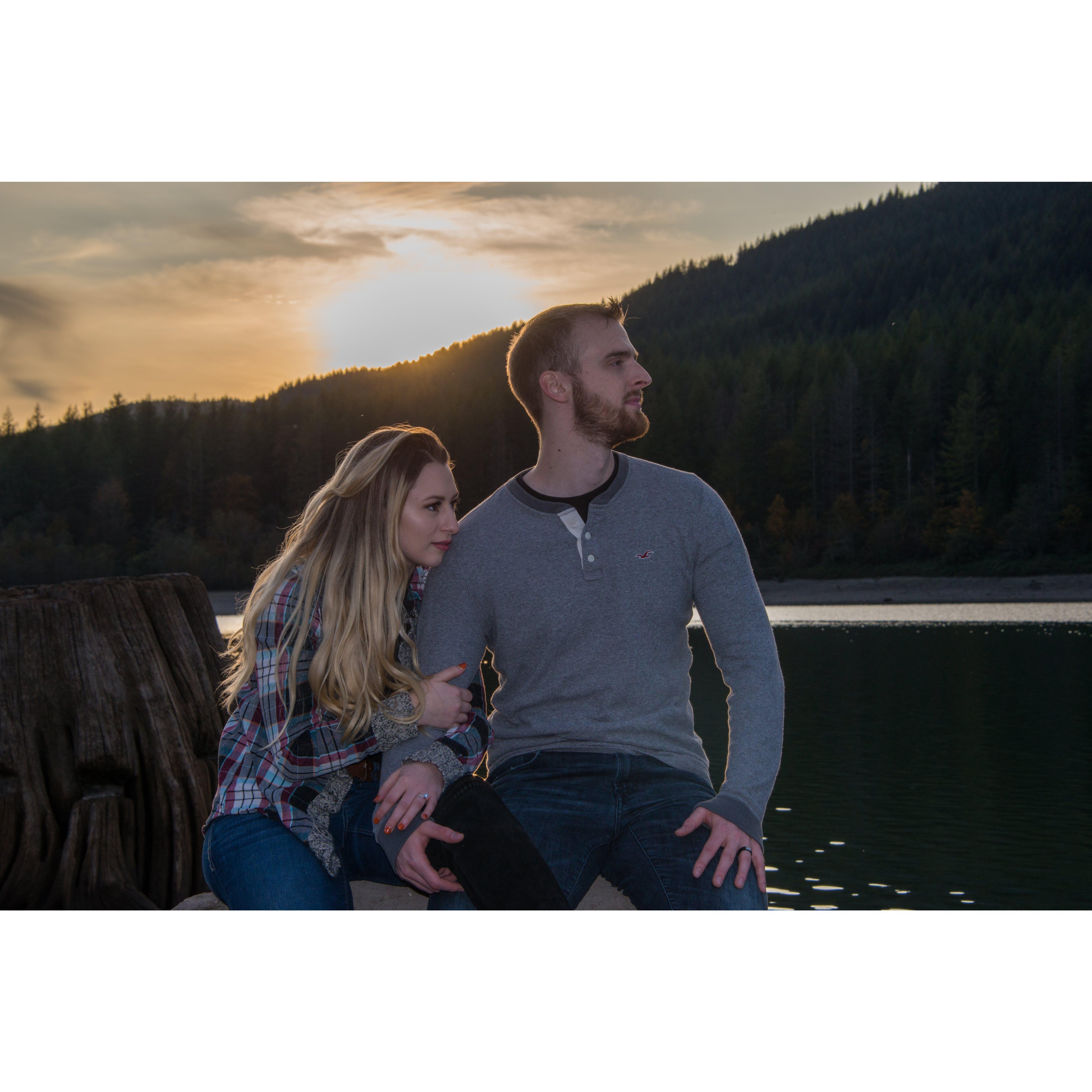 Engagement photo shoot with Cheri Jensen