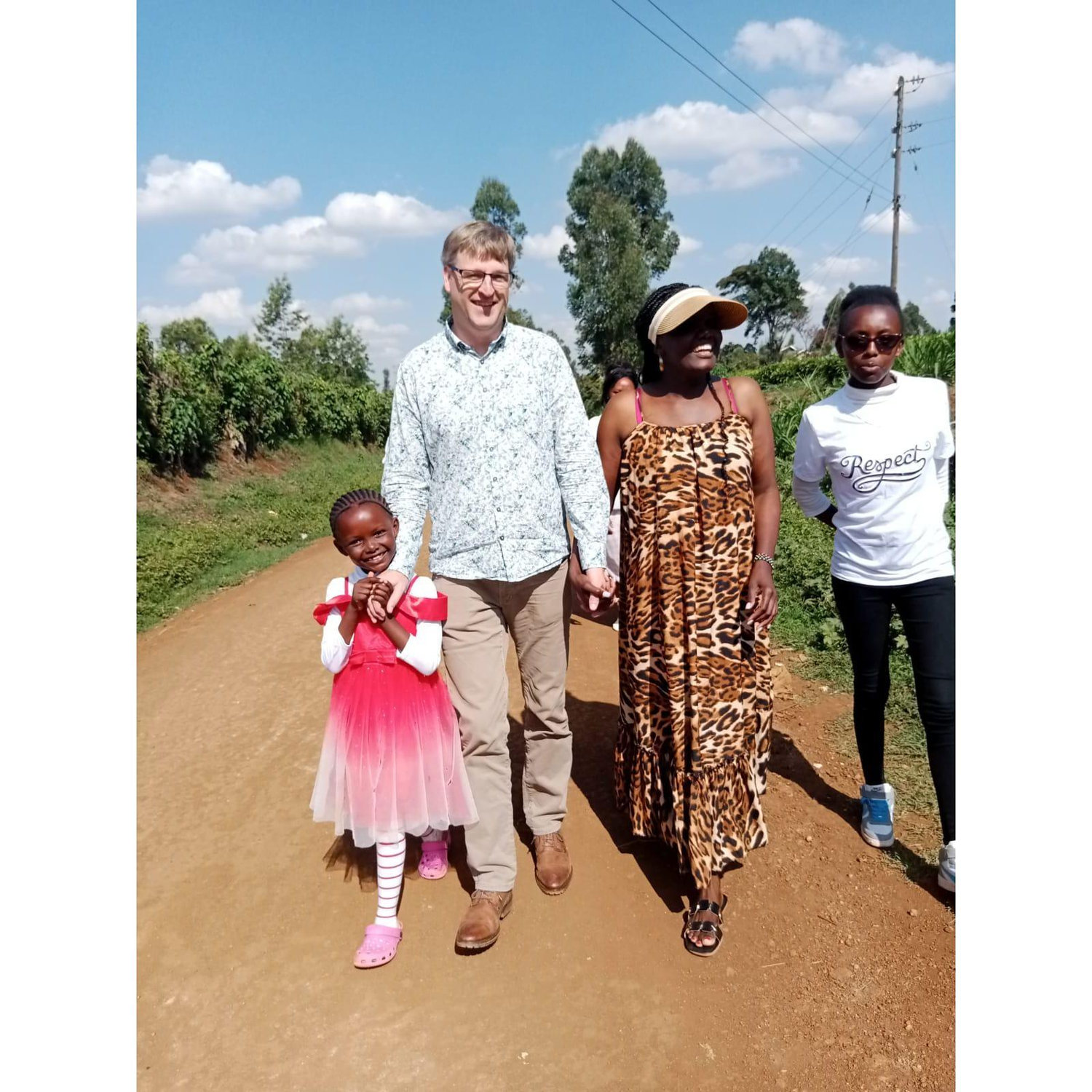 Our first walk through the village