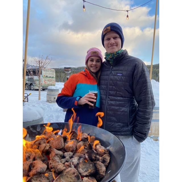 Skication with our best friends - big sky febraury 2021
