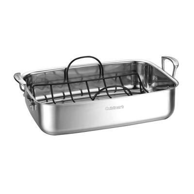 Cuisinart Classic 15" Stainless Steel Roaster with Non-Stick Rack - 83117-15NSR