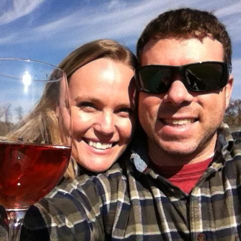 At one of our favorite NOVA wineries, Creek's Edge Winery