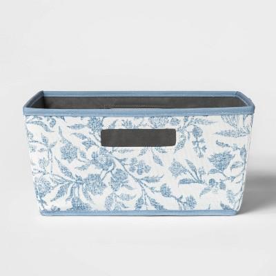 Half Bin Floral Pattern Blue - Threshold™