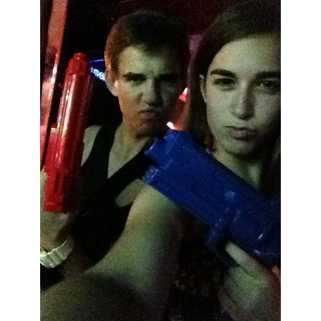 Our first date June 20, 2013 at Dave and Busters