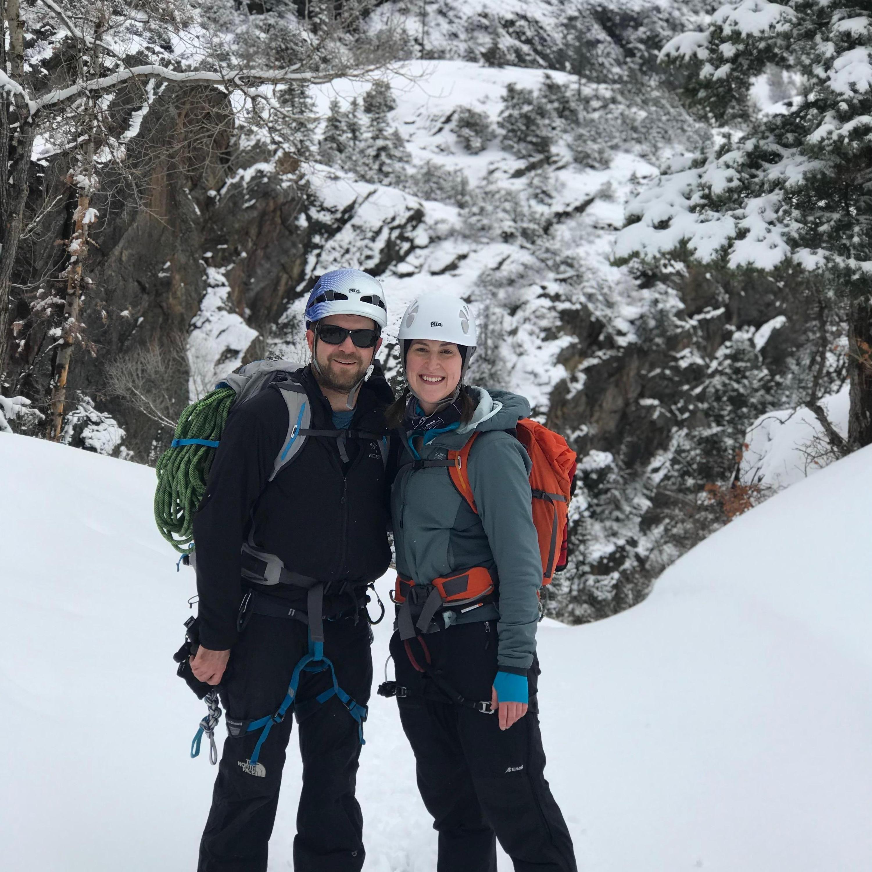 Ice Climbing in Ouray, CO