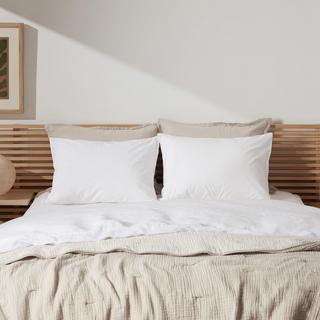 Percale Long-Staple Egyptian Cotton Fitted Sheet