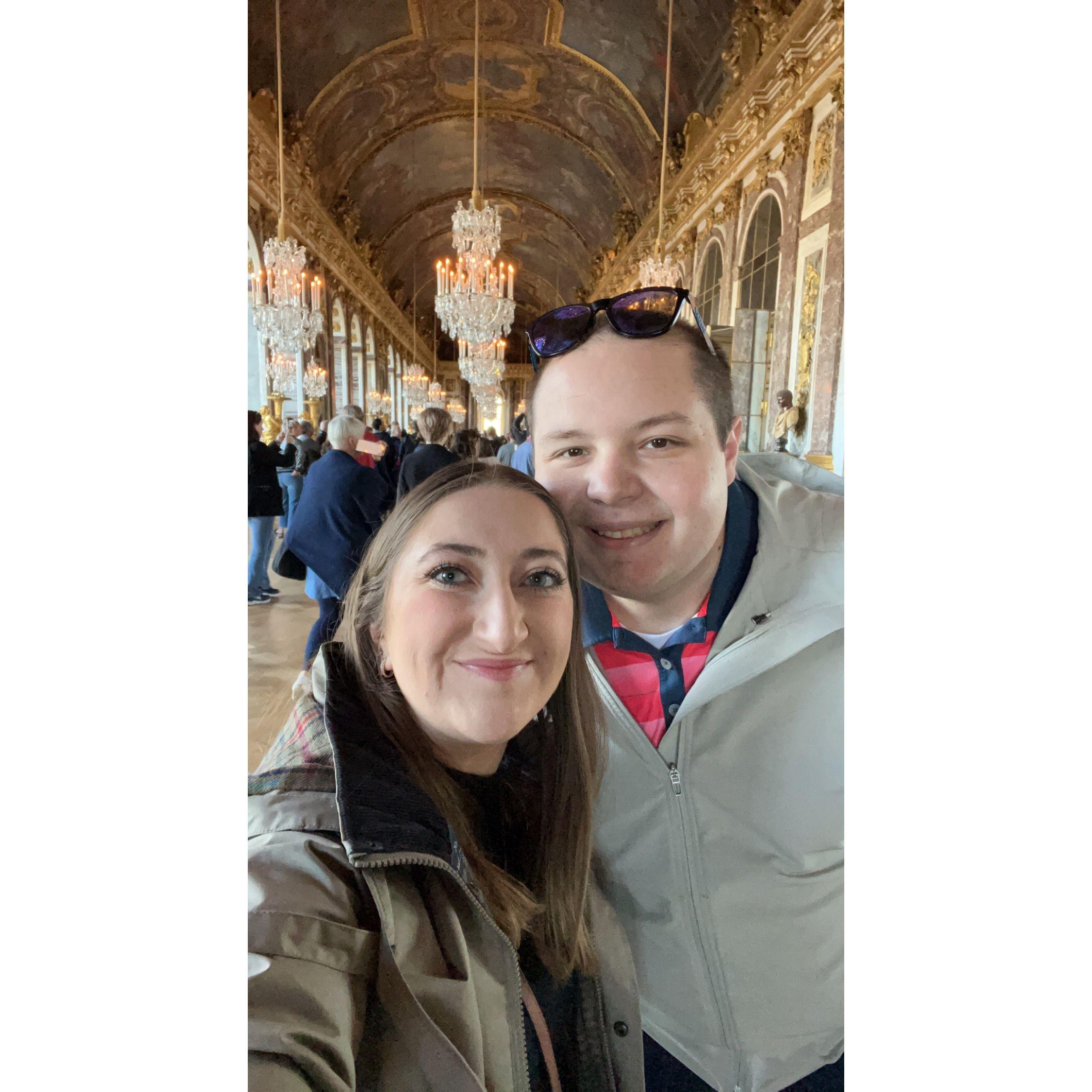 Hall of Mirrors in Versailles, France