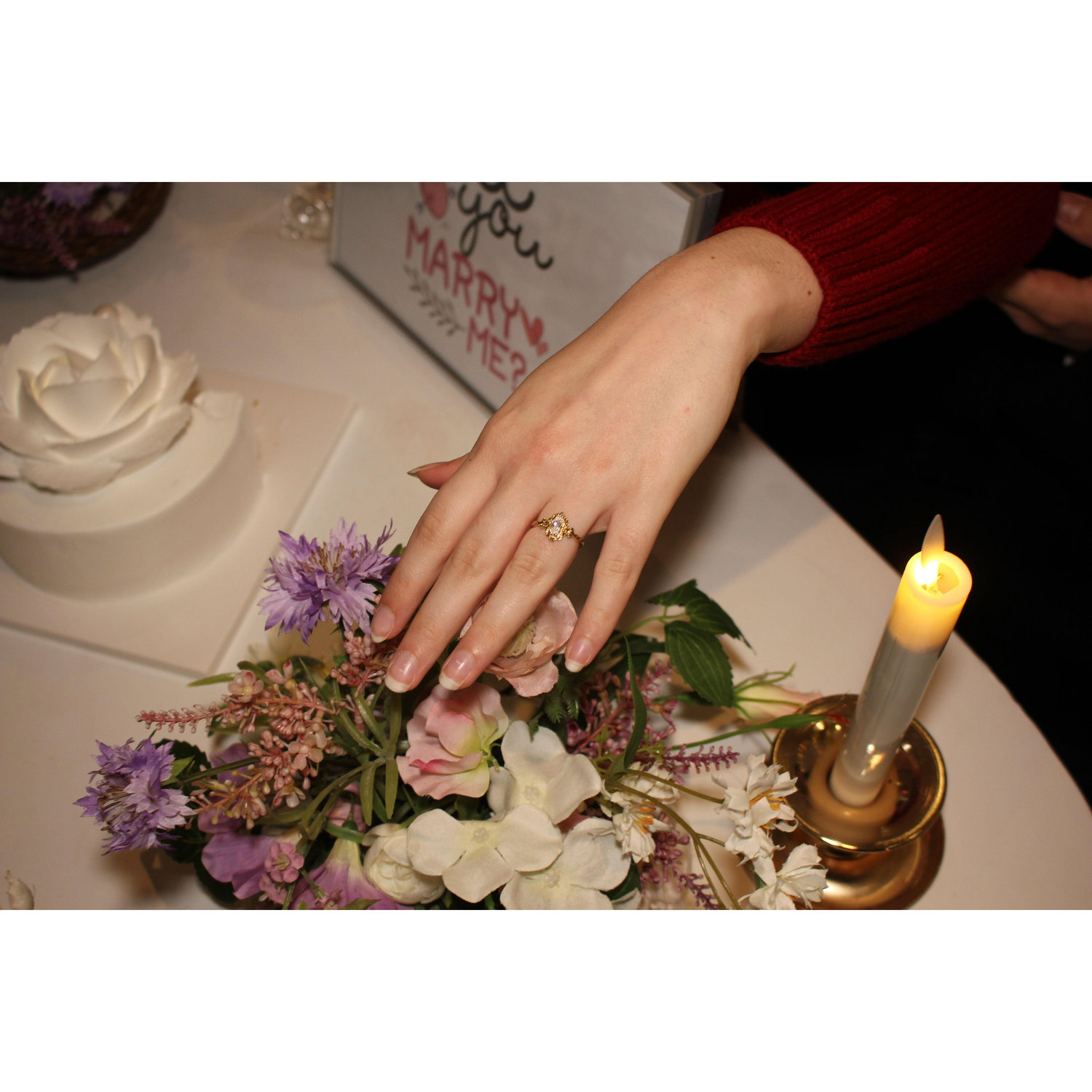 The engagement ring
