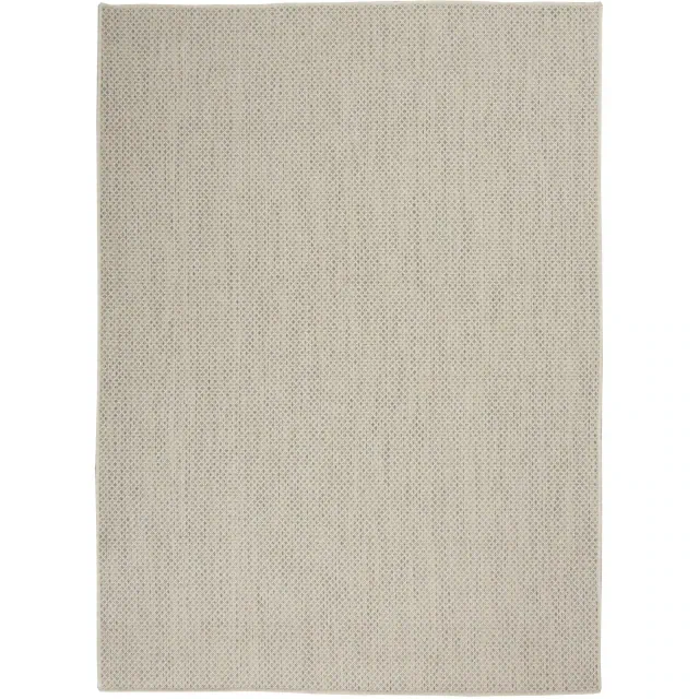 Nourison Courtyard COU01 Indoor/outdoor Area Rug - Ivory Silver 5' x 7'