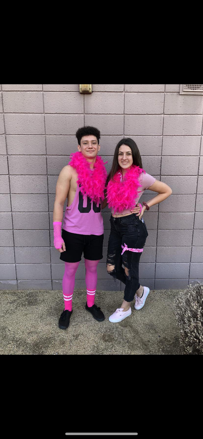 This photo was taken senior year on spirit day.