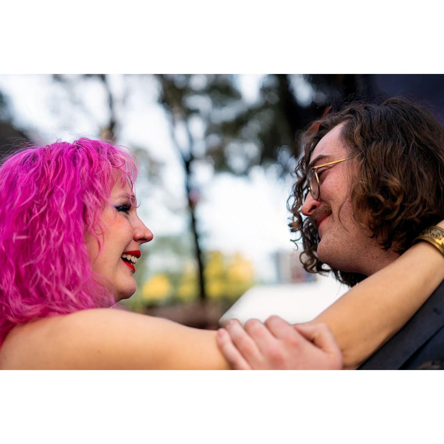 Right after Spencer Proposed at Hotel Vegas | March 2025