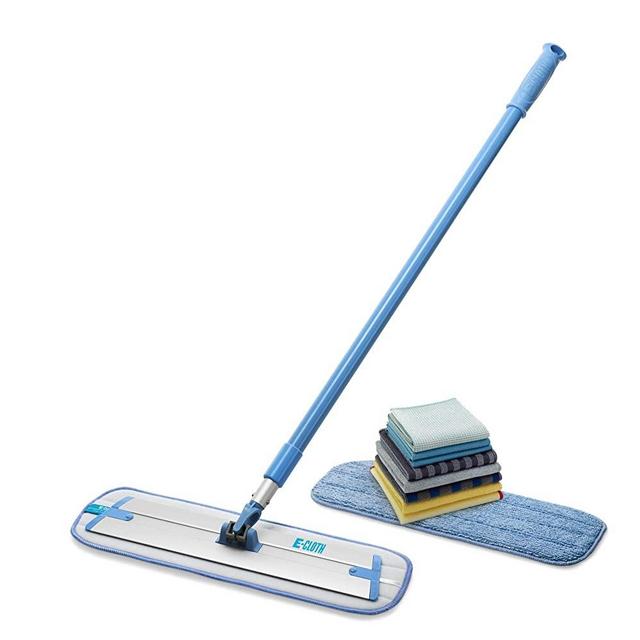 E-Cloth Home Cleaning Set, Microfiber Cleaning Cloth & Mop Combo, Set of 10