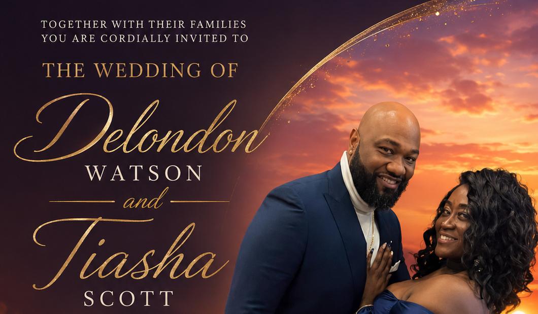 The Wedding Website of Tiasha Scott and Delondon Watson