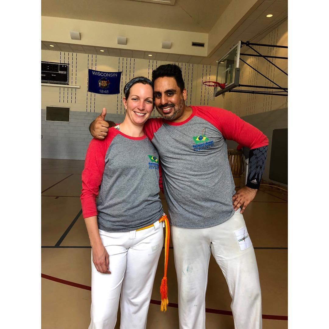 Our first capoeira trip together, Madison WI circa. 2018??