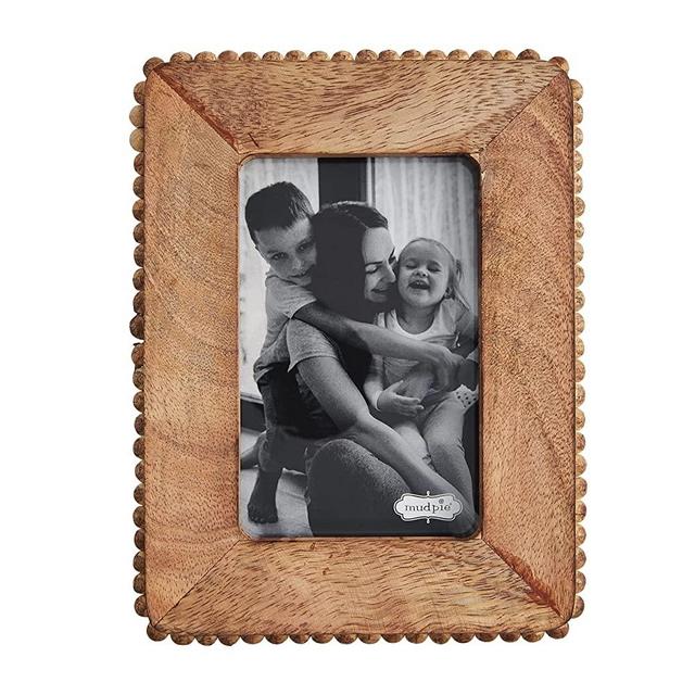 Wood Beaded Edge Frame, Small, 11" x 9", Holds 5" x 7" Photo