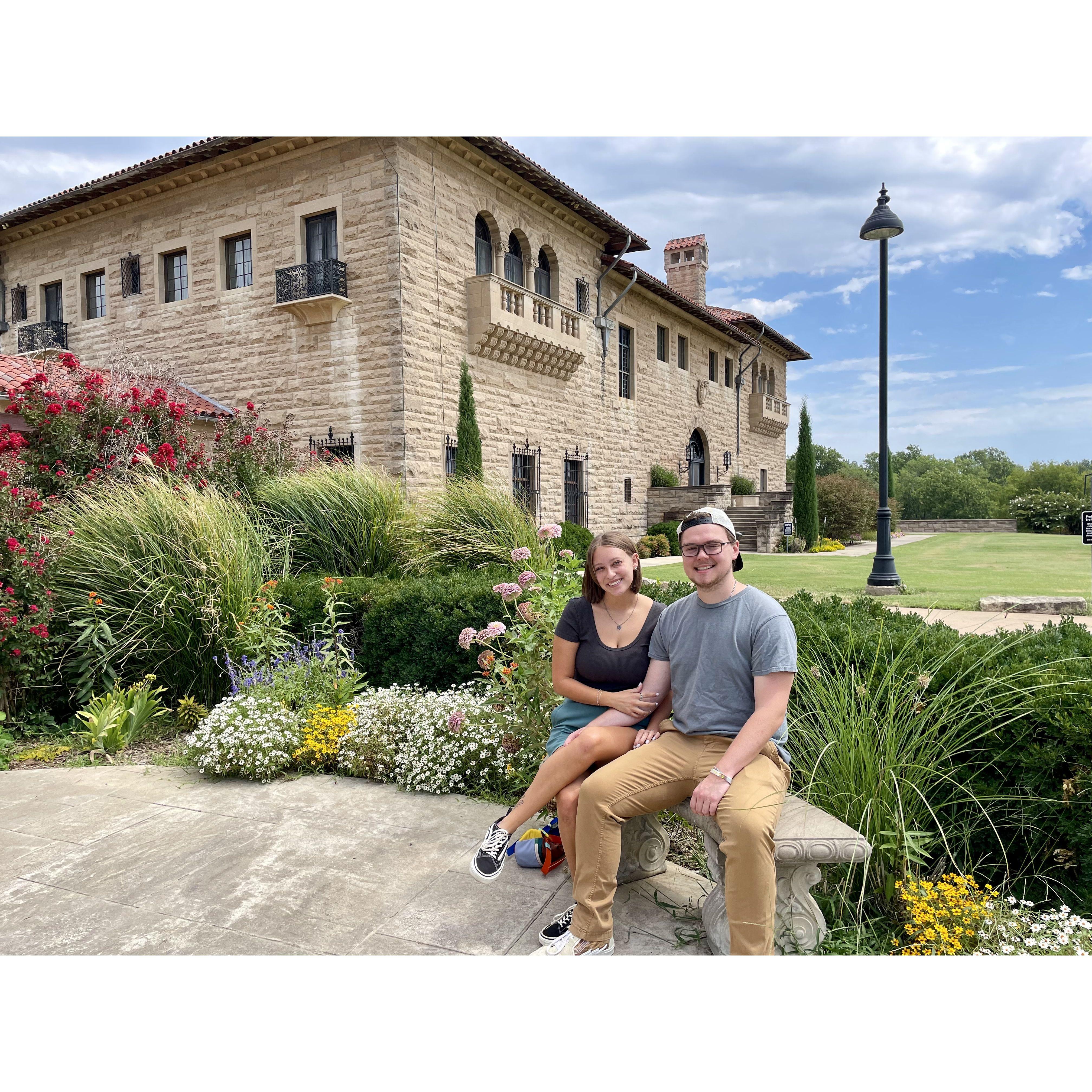 The day we toured the venue and made the wedding date official! (August 2024)