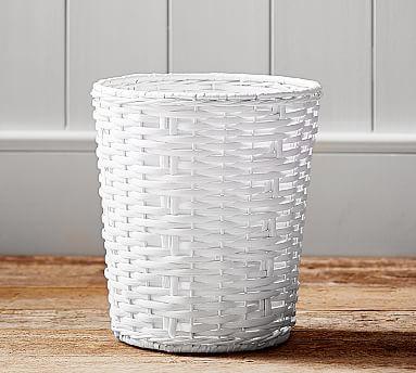 Perry Wastebasket - White