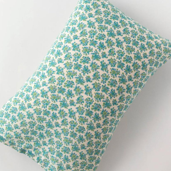 Mix & Match Cotton Pillowcase, Single - Cream Folk Ditsy