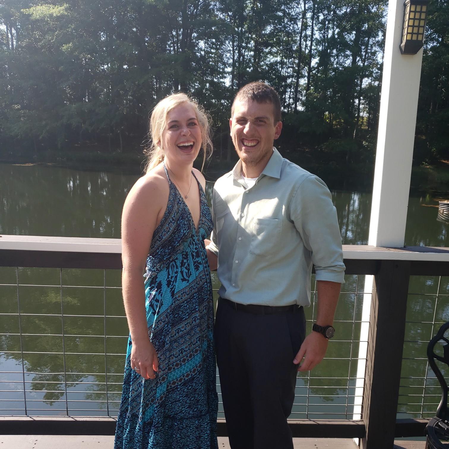 Celebrating the wedding of cousins Alex and Kyle in Peachtree, Georgia