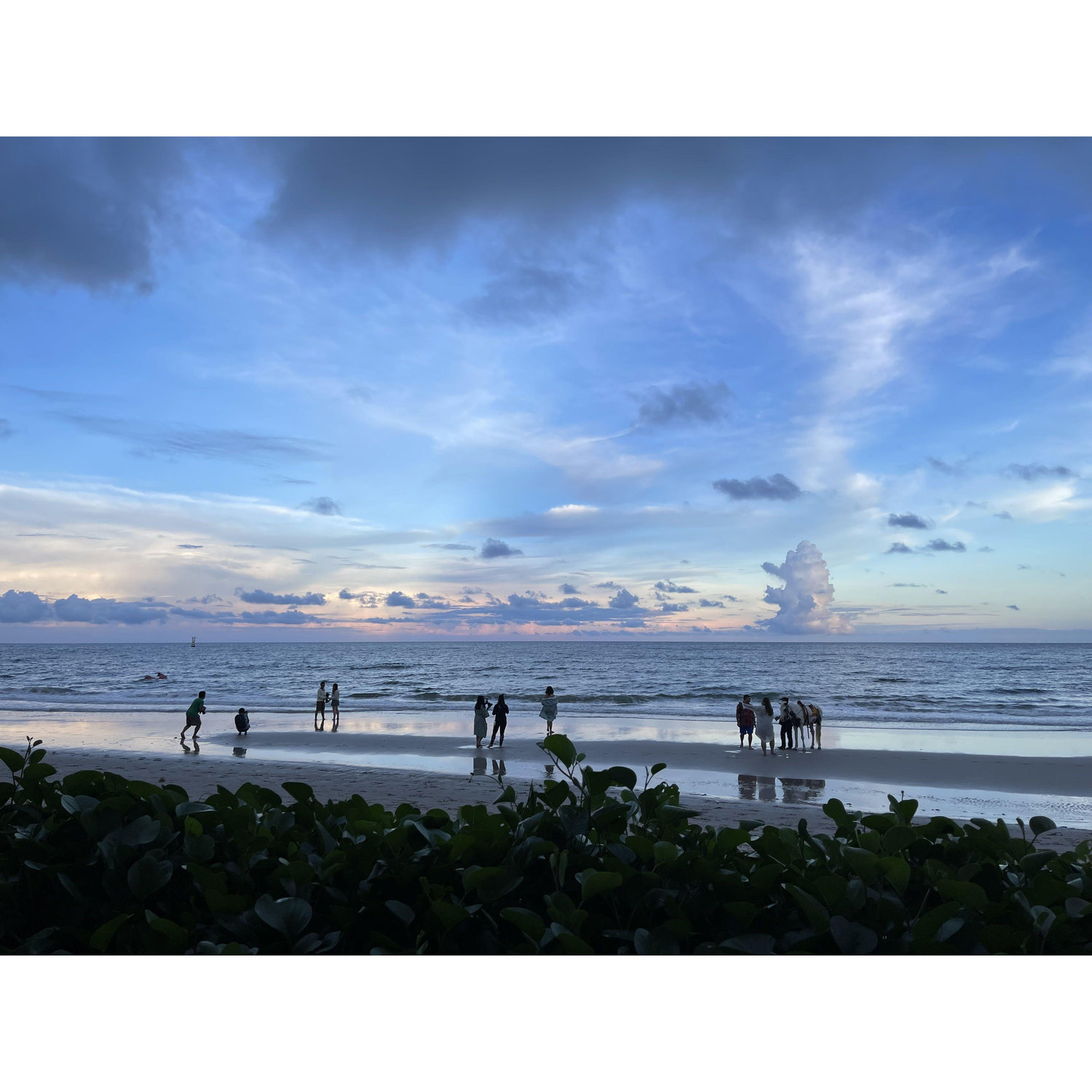 Beach in front of The Standard Resort Hua Hin