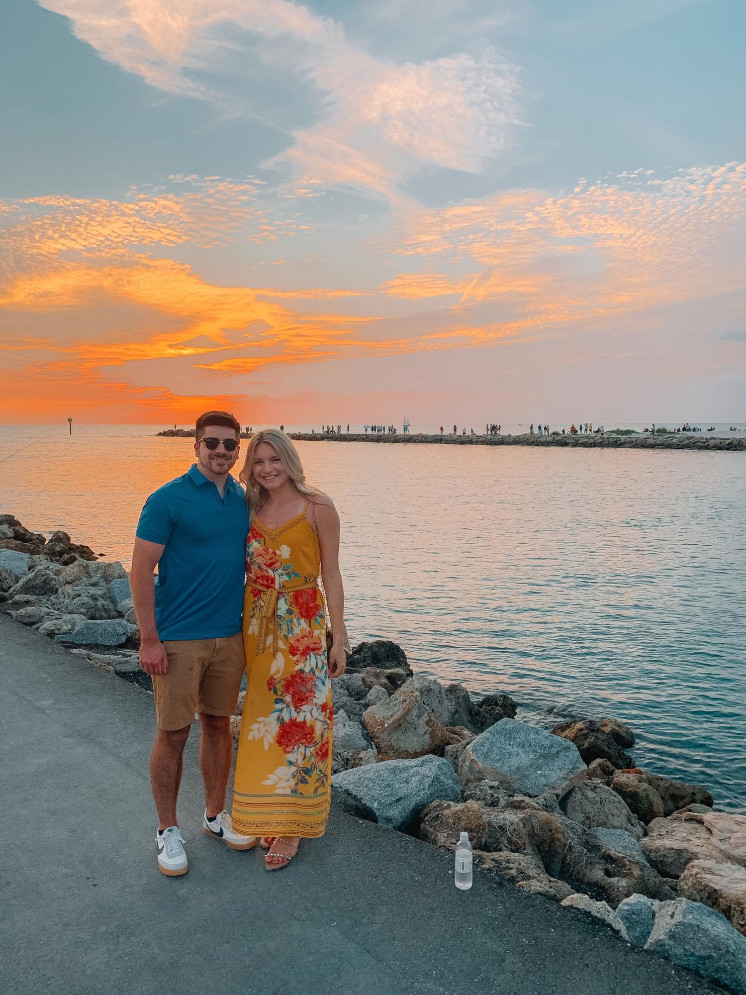 Celebrating Anthony's birthday in our favorite place, Florida, April 2021.