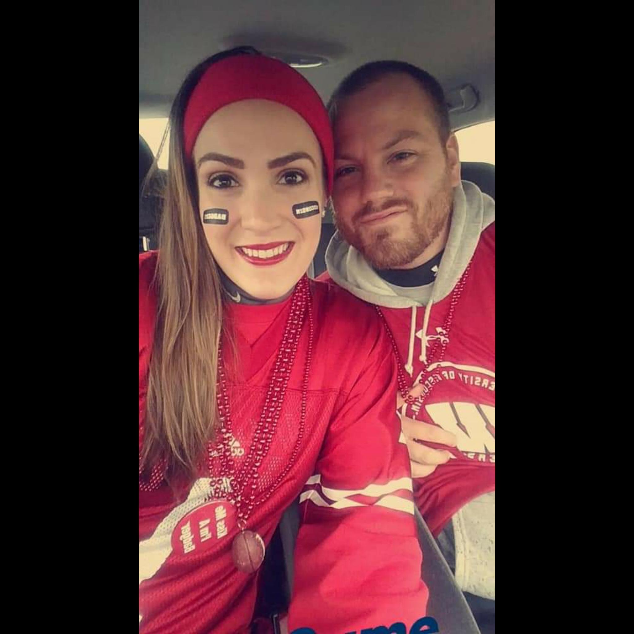 Our first Badger game together