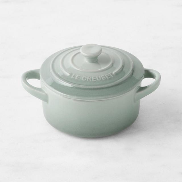 Le Creuset Stoneware Mini Round Cocotte, 8-Oz., Sea Salt