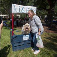We all love it when they break out the kissing booth on campus. It's the only time we get to lick up on humans...