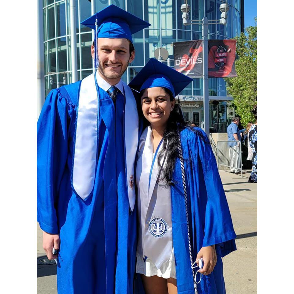 Getting our Bachelor's Degree together!!