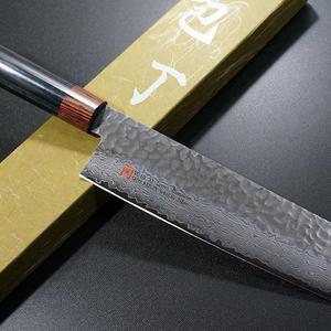 Samurai market - SETO Japanese Chef Knives: Damascus Forged Steel from World Famous Seki, Japan (I-6: 180m/ m: THIN BLADE KNIFE)