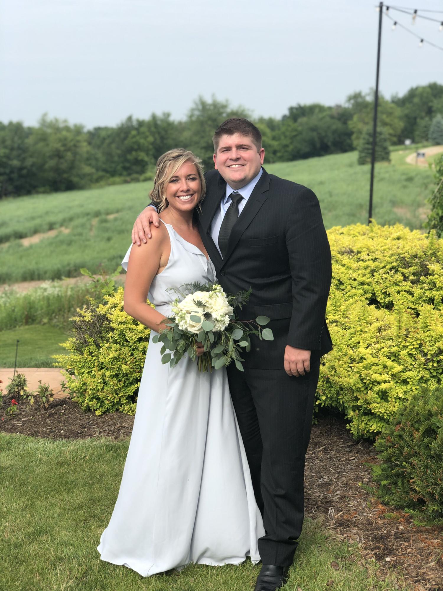 Our first wedding together for Bethany's bestie, Kerry Miller