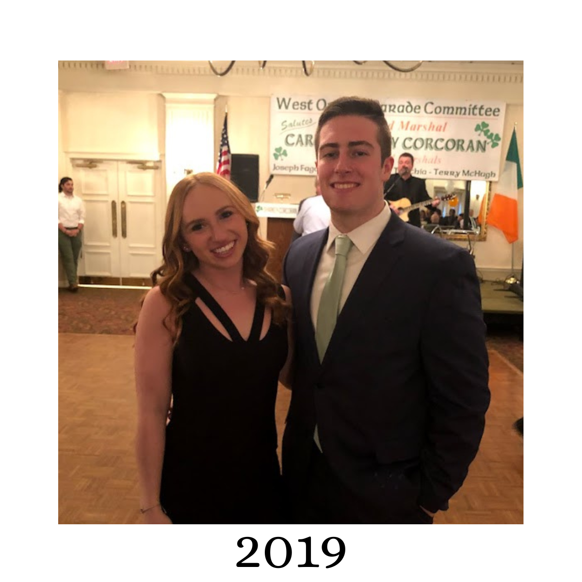 Celebrating Carol's investiture as Grand Marshal of the West Orange St Patricks Day Parade!