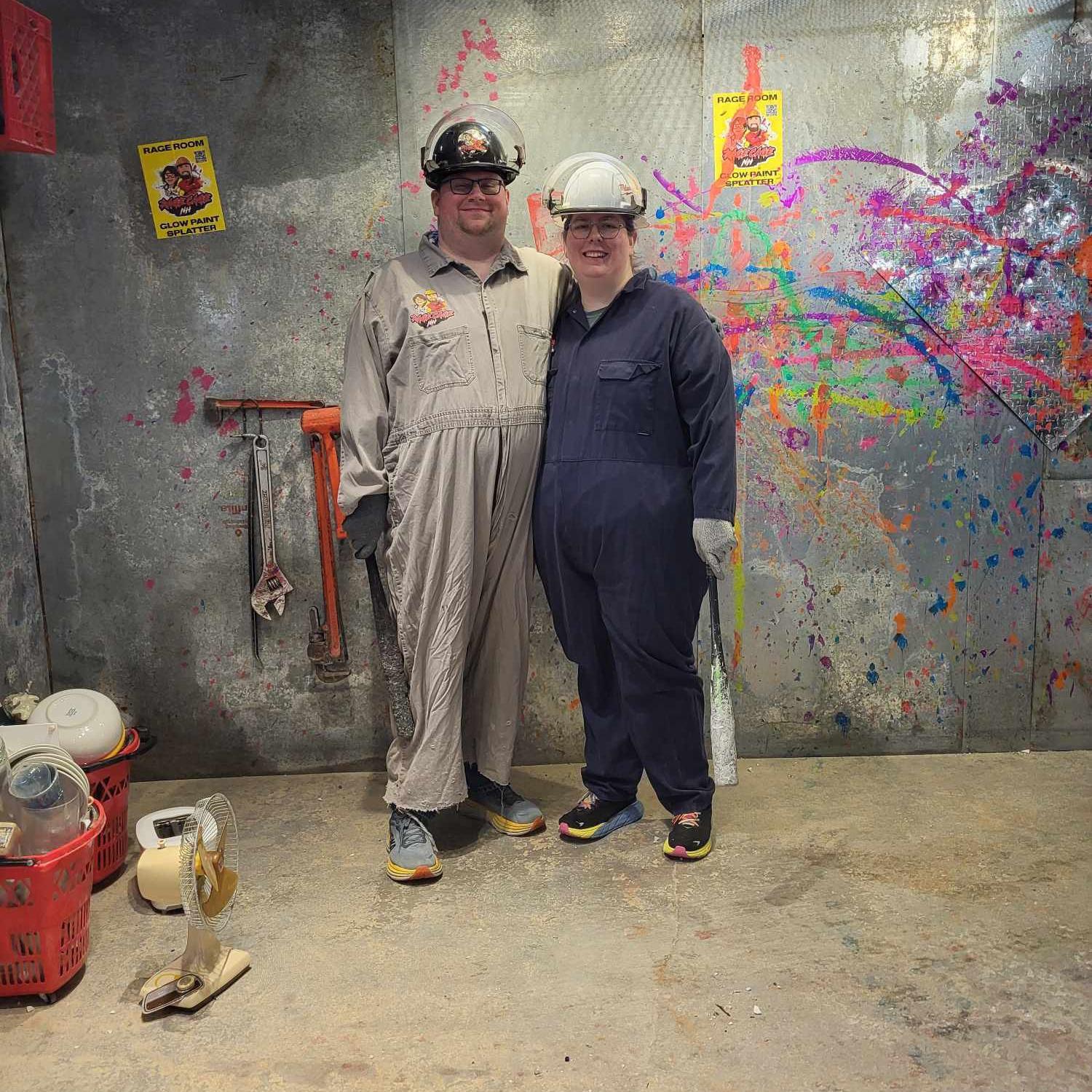 Rage room together