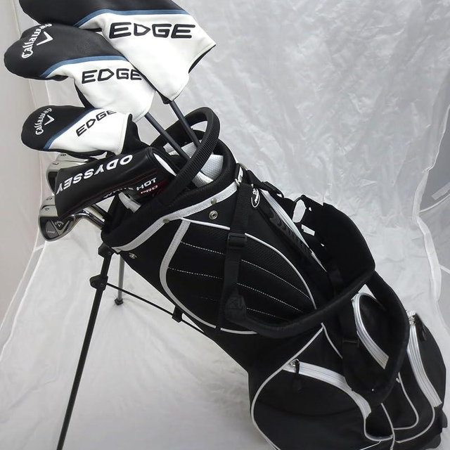 Mens Callaway Complete Golf Clubs - Set Driver, 3 Wood, Hybrid, Irons, Putter, Bag Right Handed Regular Flex
