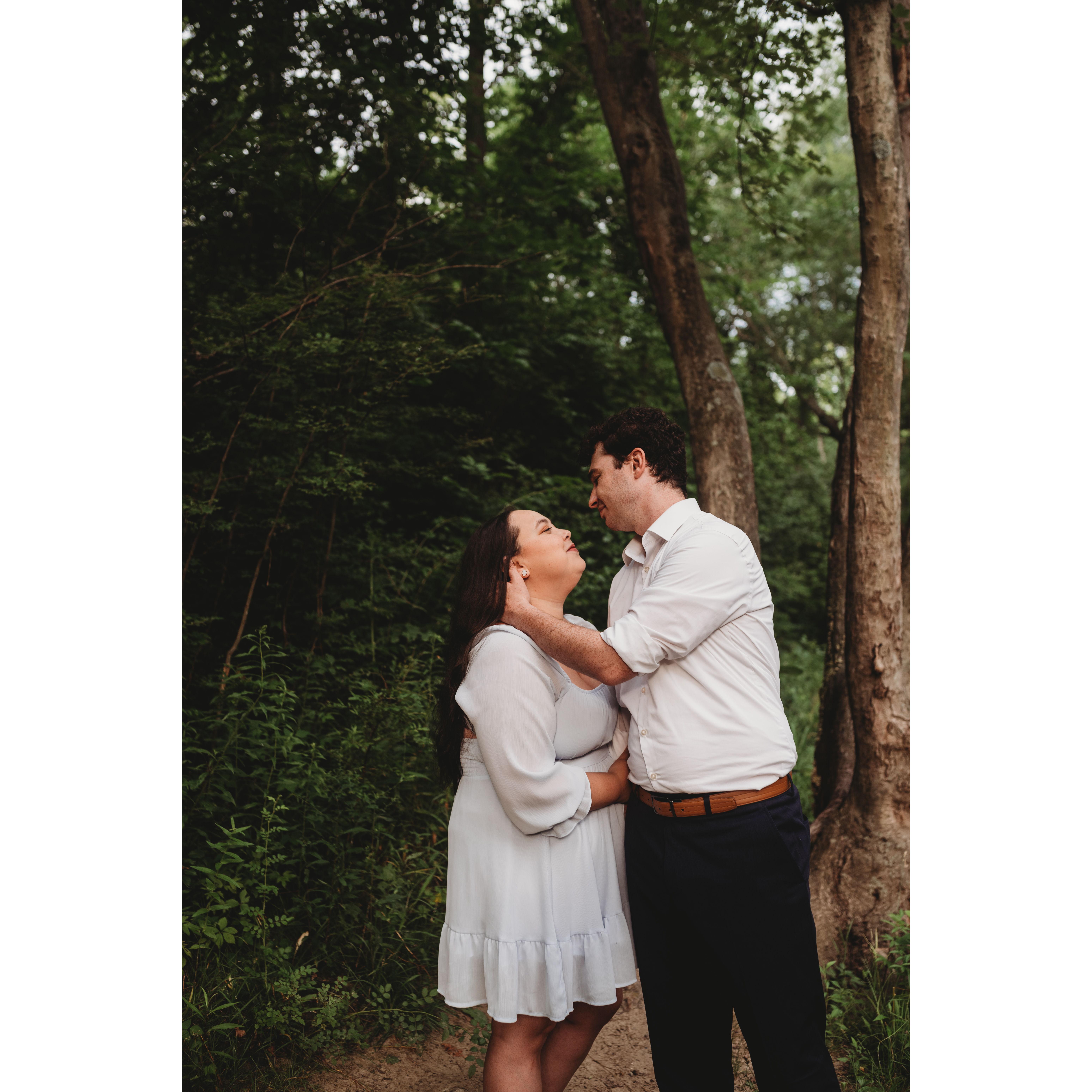 Engagement Photos at Yates Cider Mill July 2022