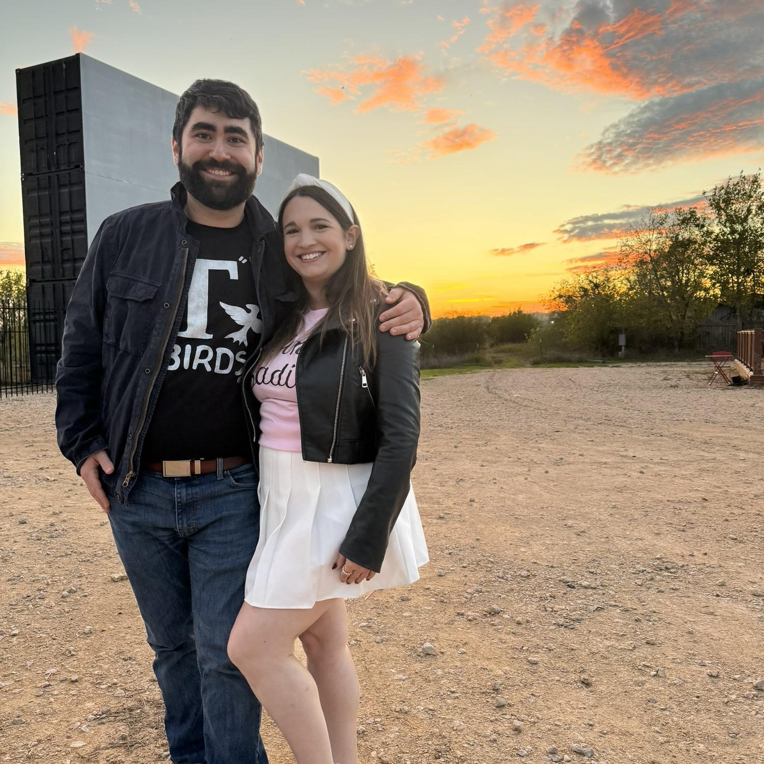 Dressed up for Grease movie night!