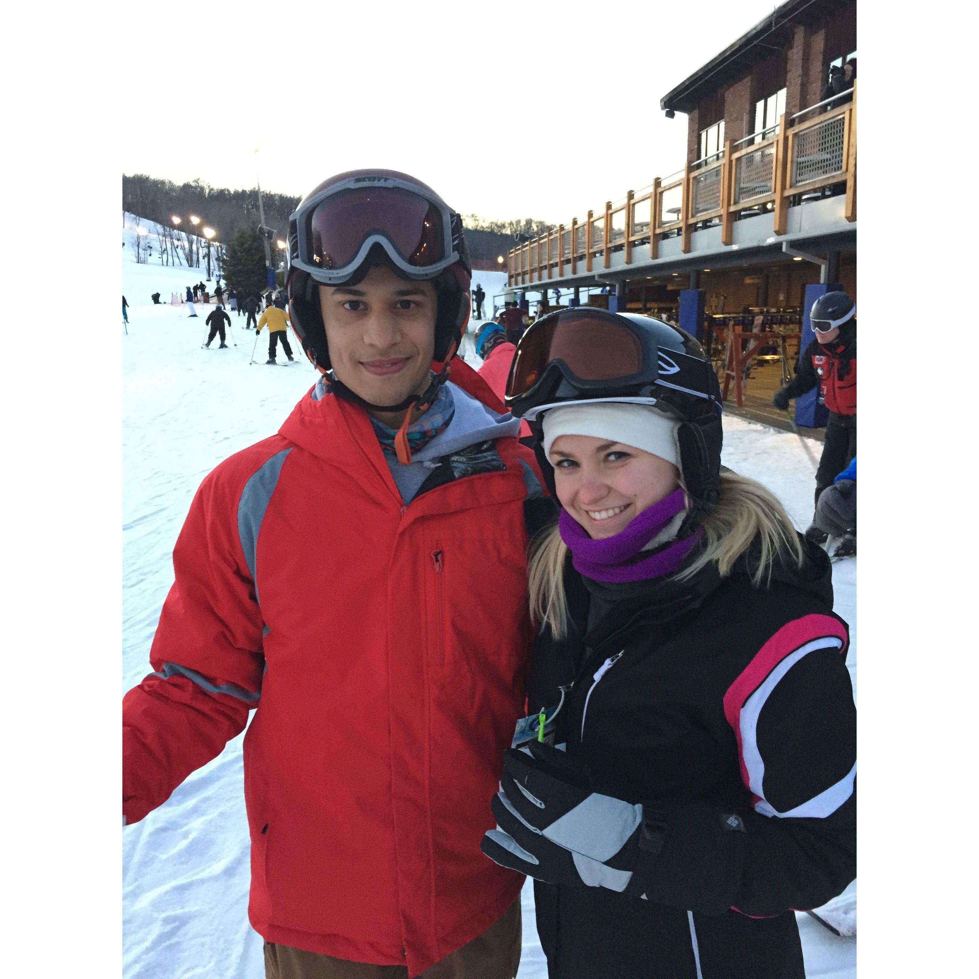 joined clubs to be together (Ski and Snowboard club)