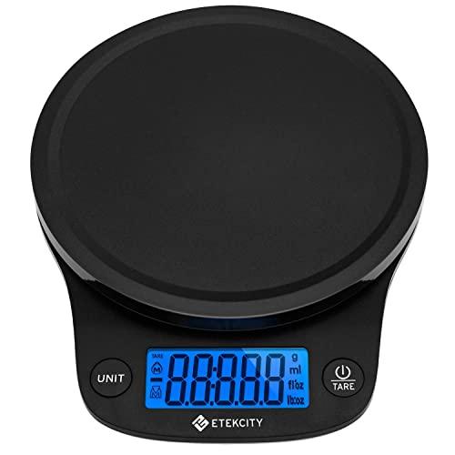Etekcity Food Scale Digital Kitchen Weight for Cooking and Baking, Large, Black