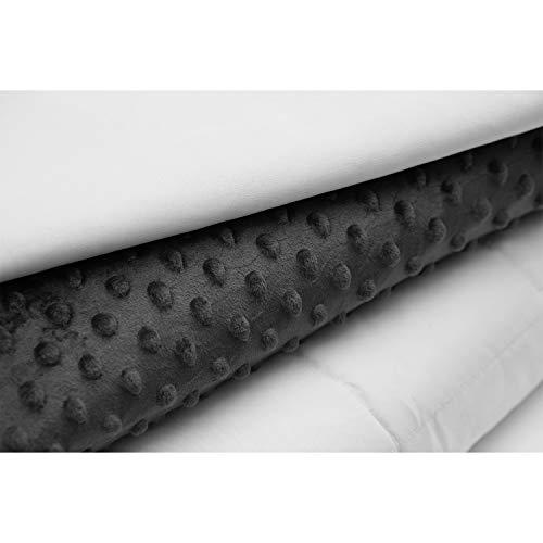YnM Weighted Blanket with Double Duvets for All Seasons | 80''x 87'' 30lbs, King Size for Couple Use | 3 in 1 Weighted Blanket Set for Hot & Cold Sleepers