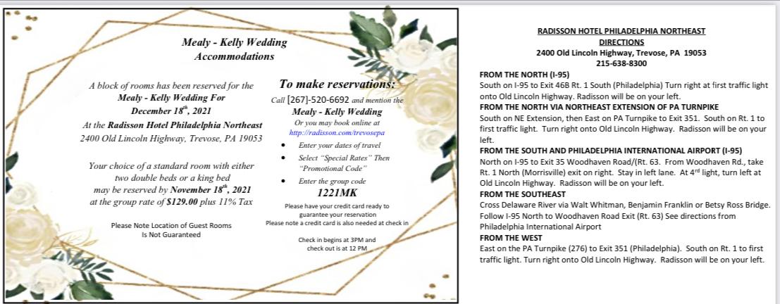 The Wedding Website of Kara Mealy and Mark Kelly