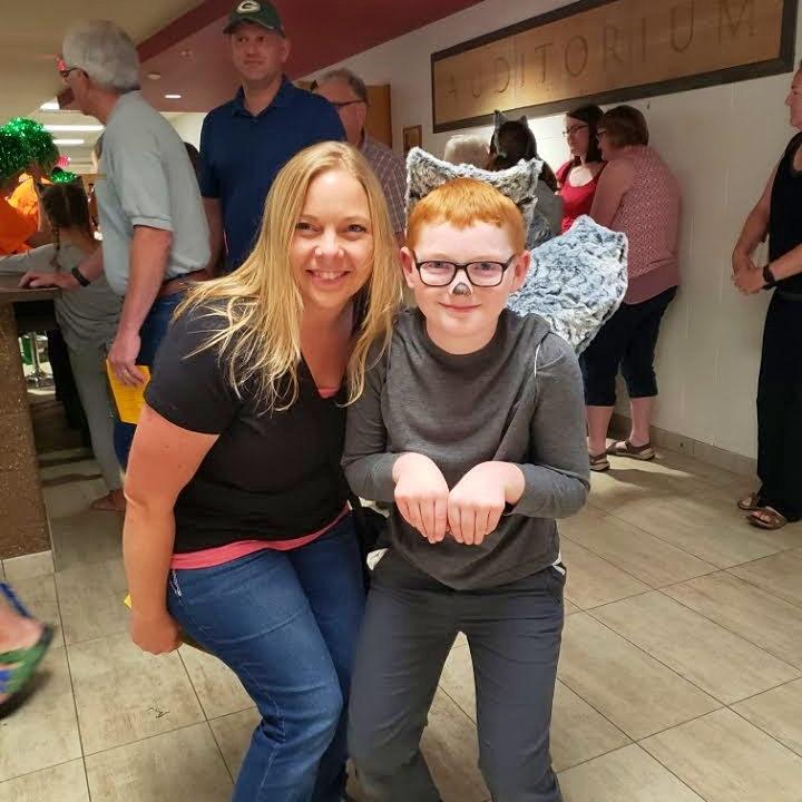 Nicole and Grady (nephew)